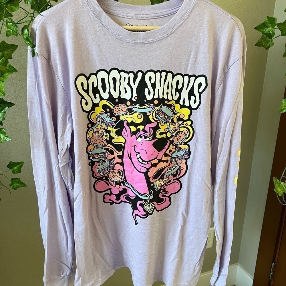 Scooby Snacks Medium Long Sleeve Shirt - Purple